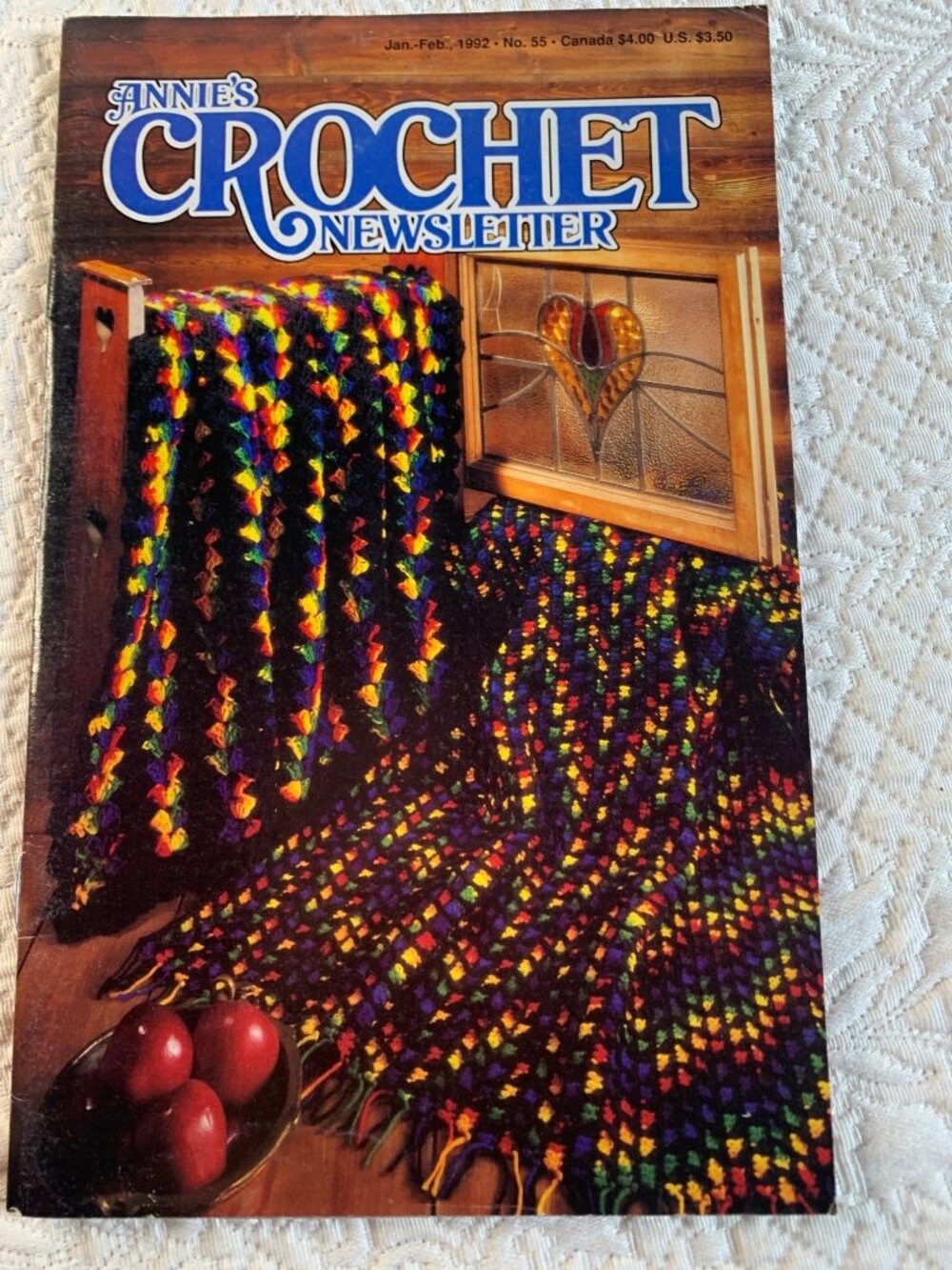 Annie's Crochet Newsletter Jan Feb 1992 Magazine